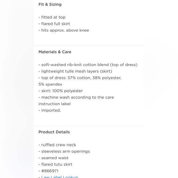 OLD NAVY || Sleeveless Fit and Flare Tutu Dress Toddler Girl (3T) - Picture 3 of 3